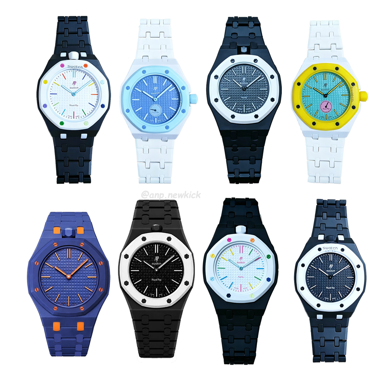Audemars Piguet X Swatch Royal Pop Collection Watches (1) - www.newkick.vip